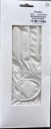 Ladies white cabretta - white,